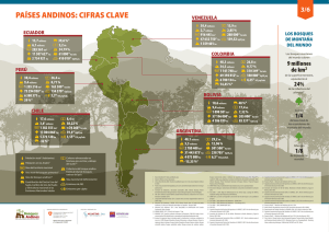 países andinos: cifras clave