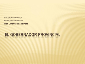 el gobernador provincial