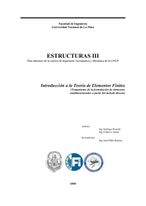 Elementos Finitos - Universidad Nacional de La Plata