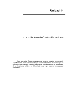 La población en la Constitución mexicana