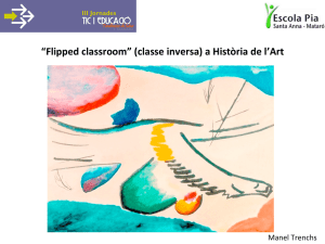 “Flipped classroom” (classe inversa) a Història de l`Art