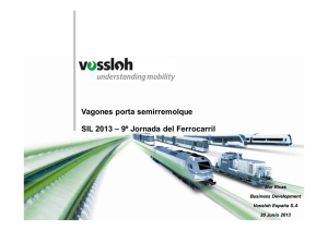 Vagones porta semirremolque SIL 2013 – 9º Jornada del Ferrocarril