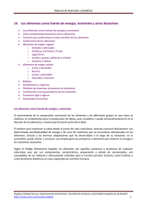 Manual de Nutrición y Dietética - Universidad Complutense de Madrid