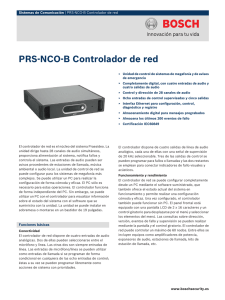 PRS‑NCO‑B Controlador de red