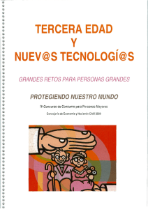 Tercera edad y nuevas Tecnologías