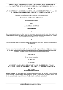 Ley 712 Ley de Reformas a la Ley - Dirección General de Ingresos