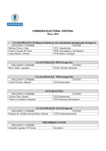 COMISIÓN ELECTORAL CENTRAL Mayo 2016 CLAUSTRALES