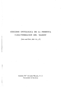 exegesis ontologica de la primi`i`lva ca