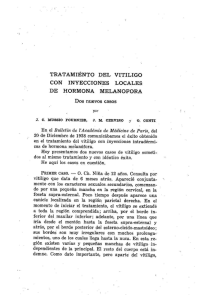 TRATAMIENTO DEL VITILIGO CON INYECCIONES LOCALES DE