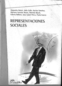 Representaciones Sociales - Instituto de Lingüística