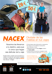NACEX Olvídate de las maletas en tus viajes