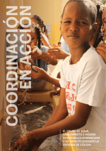 el grupo de agua, saneamiento e higiene en república dominicana y
