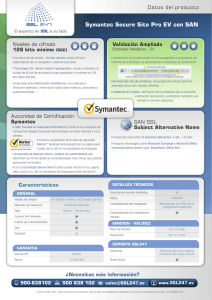 Symantec Secure Site Pro EV con SAN