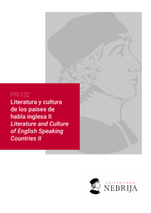 Literatura y cultura de los países de habla inglesa II