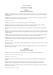 Código de Agua de la Provincia de Mendoza