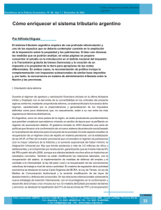 Cómo enriquecer el sistema tributario argentino