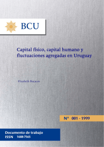 Capital físico, capital humano y fluctuaciones agregadas en Uruguay
