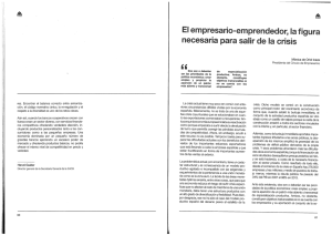 El empresario-emprendedor, la figura necesaria para salir de la crisis