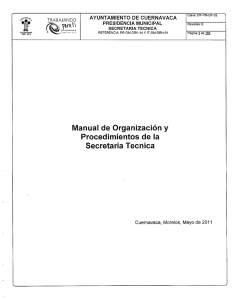 Secretaría Técnica - Ayuntamiento de Cuernavaca