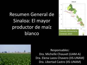 Resumen General de Sinaloa: El mayor productor de