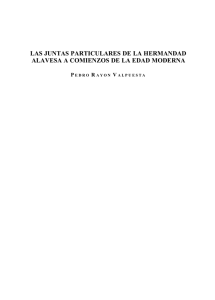 Las juntas particulares de la hermandad alavesa a