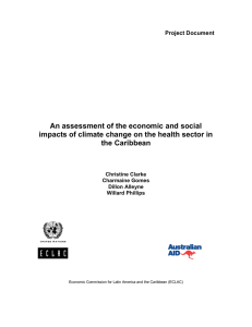 An assessment of the economic and social impacts of climate