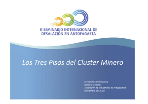 Los Tres Pisos del Cluster Minero - iii seminario internacional de