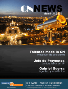 Talentos made in CN Jefe de Proyectos Gabriel Guerra