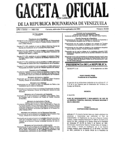 Decreto Nº 3.110 de 22 de septiembre de 2004