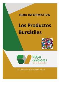 Los Productos Bursátiles - Bolsa de Valores de El Salvador