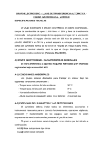 grupo electrogeno - Municipalidad de Rosario