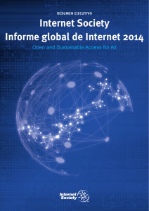 Informe global de Internet 2014 Internet Society