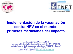 HPV - Ministerio de Salud de la Nación