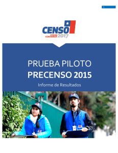 PRUEBA PILOTO PRECENSO 2015