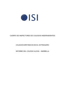 CUERPO DE INSPECTORES DE COLEGIOS INDEPENDIENTES