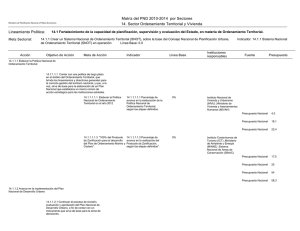 Sector Ordenamiento Territorial y Vivienda