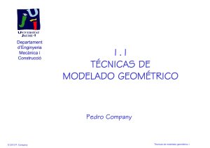 Capítulo 1.1 Técnicas de modelado geométrico