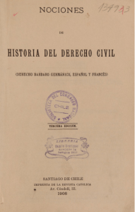 HISTORIA DEL DERECHO CIVIL