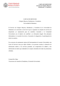 Carta de servicios - Universidad de Salamanca