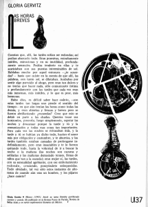 gloria gervitz as horas breves - Revista de la Universidad de México