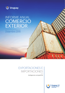 Informe comercio exterior 2015