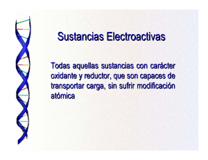 Sustancias Electroactivas