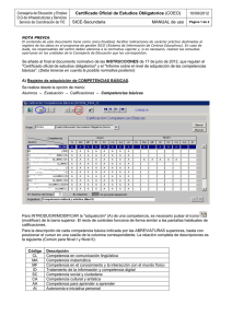Certificado Oficial de Estudios Obligatorios (COEO) SICE