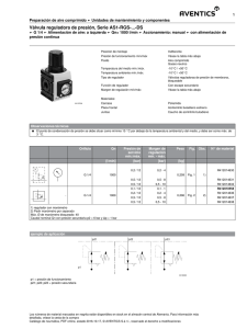 Válvula reguladora de presión, Serie AS1-RGS-...-DS