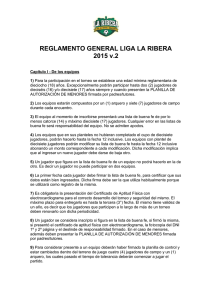 REGLAMENTO GENERAL LIGA LA RIBERA 2015 v.2