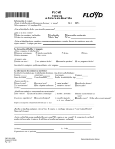 Pediatric Registration Packet (spanish)