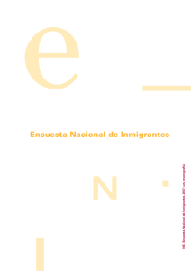 Encuesta Nacional de Inmigrantes (Pdf 158 Kb.)