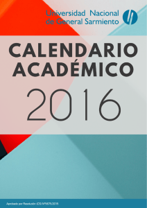 calendario academico 2016