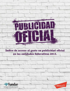 Índice de acceso al gasto en publicidad oficial