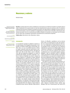 Neuronas y valores - Revista de Neurología